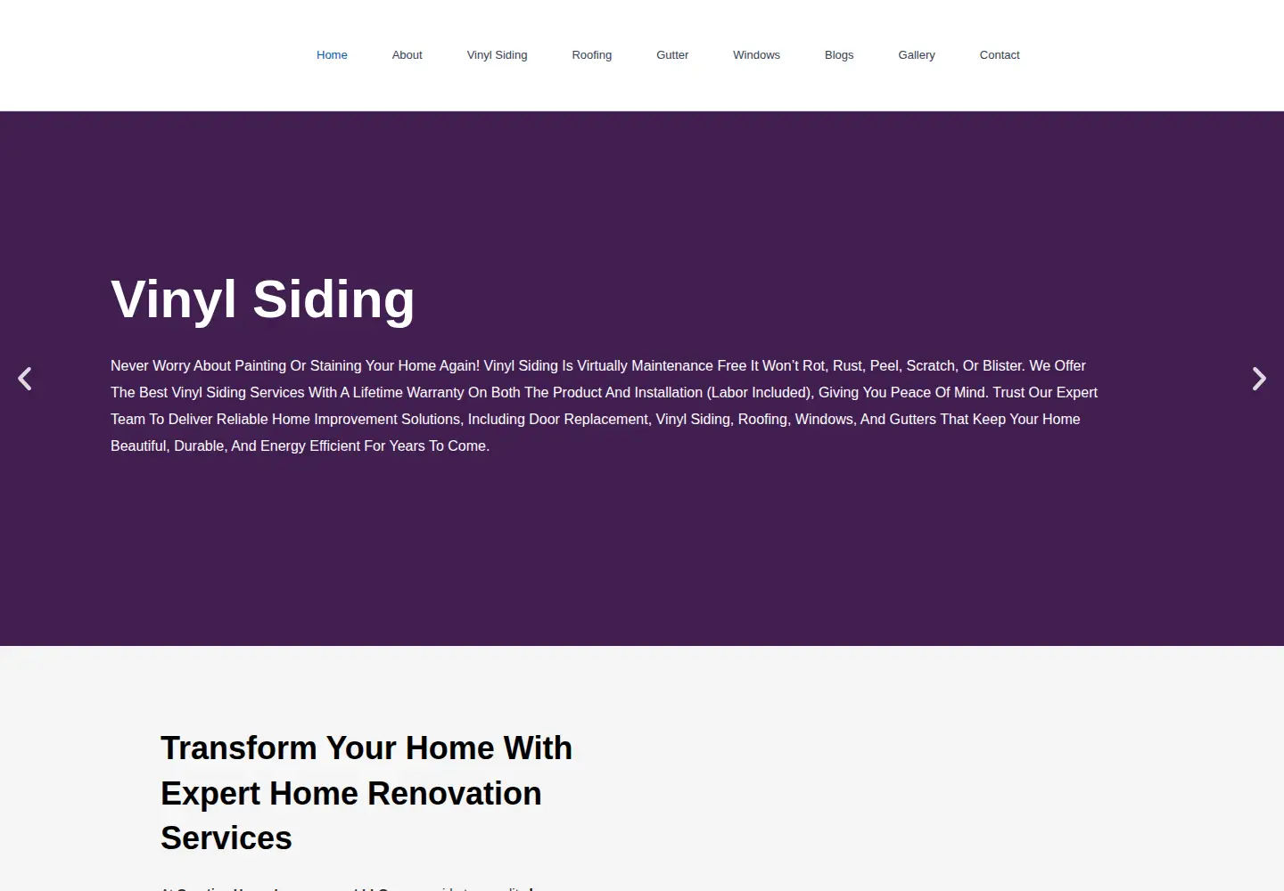 Screenshot of creativehomeimprovementllc.com