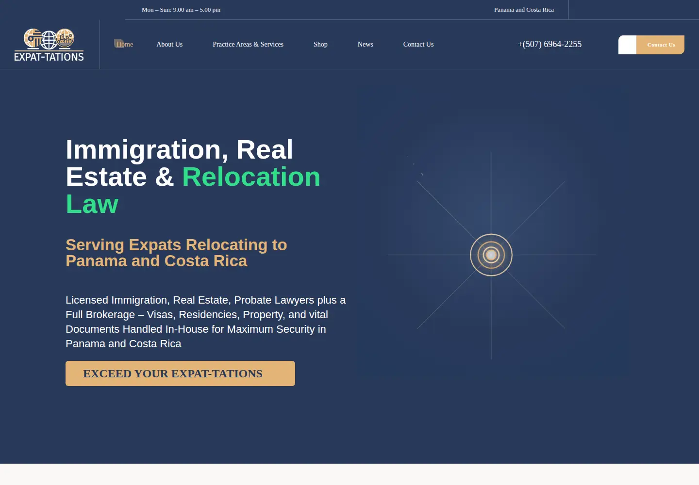 Screenshot of expat-tations.com