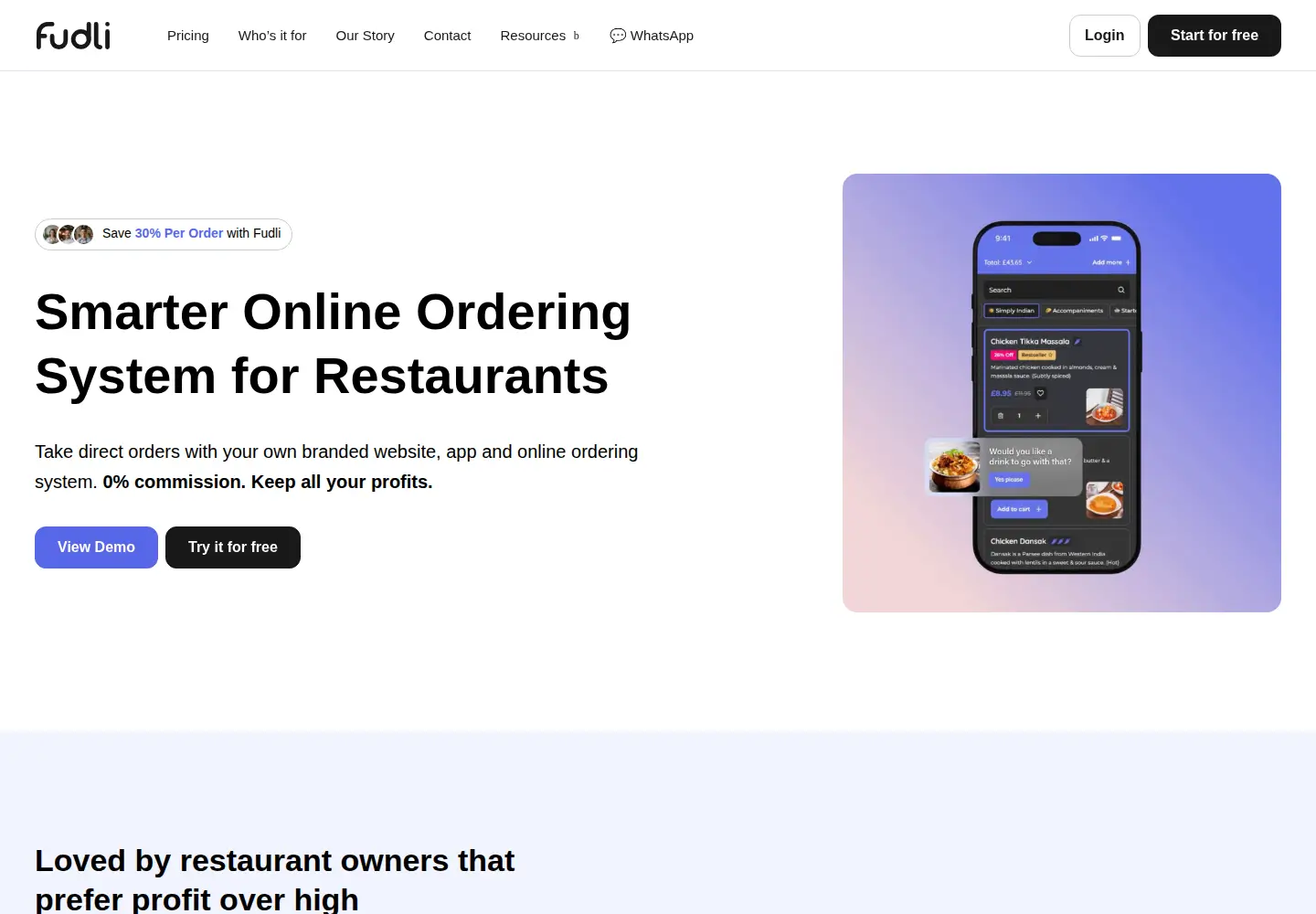 Screenshot of fudli.com