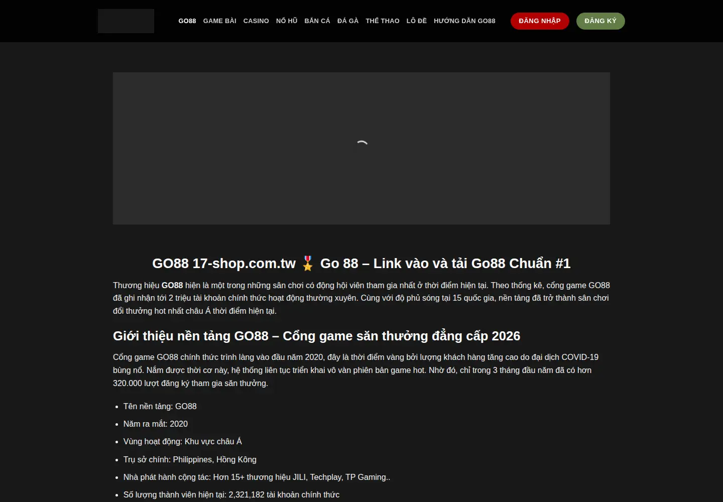 Screenshot of go8800.com