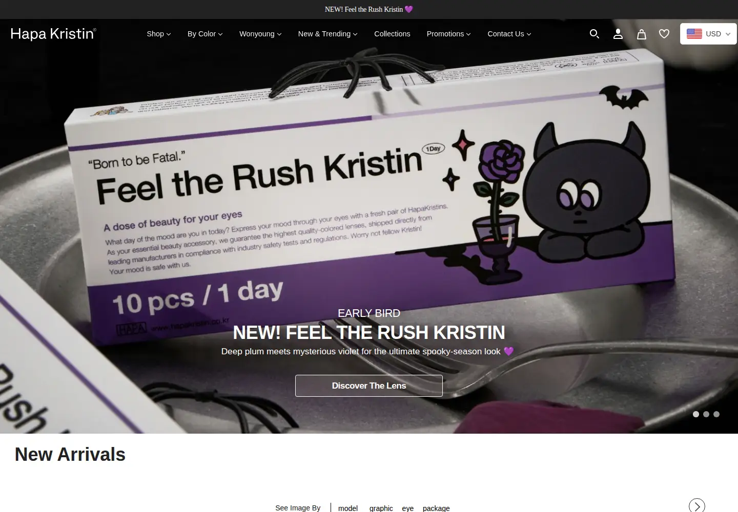 Screenshot of hapakristin.com