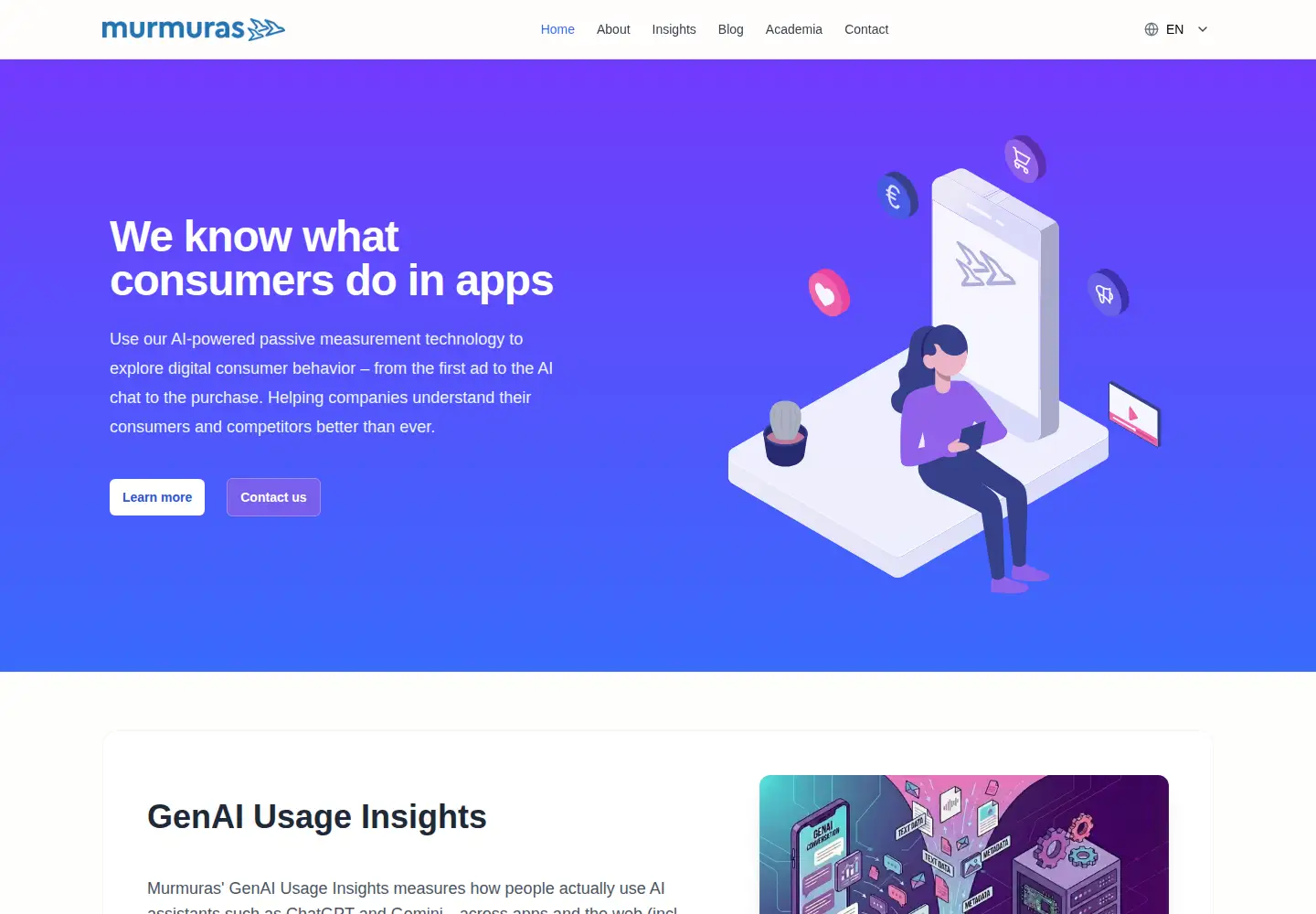 Screenshot of murmuras.com