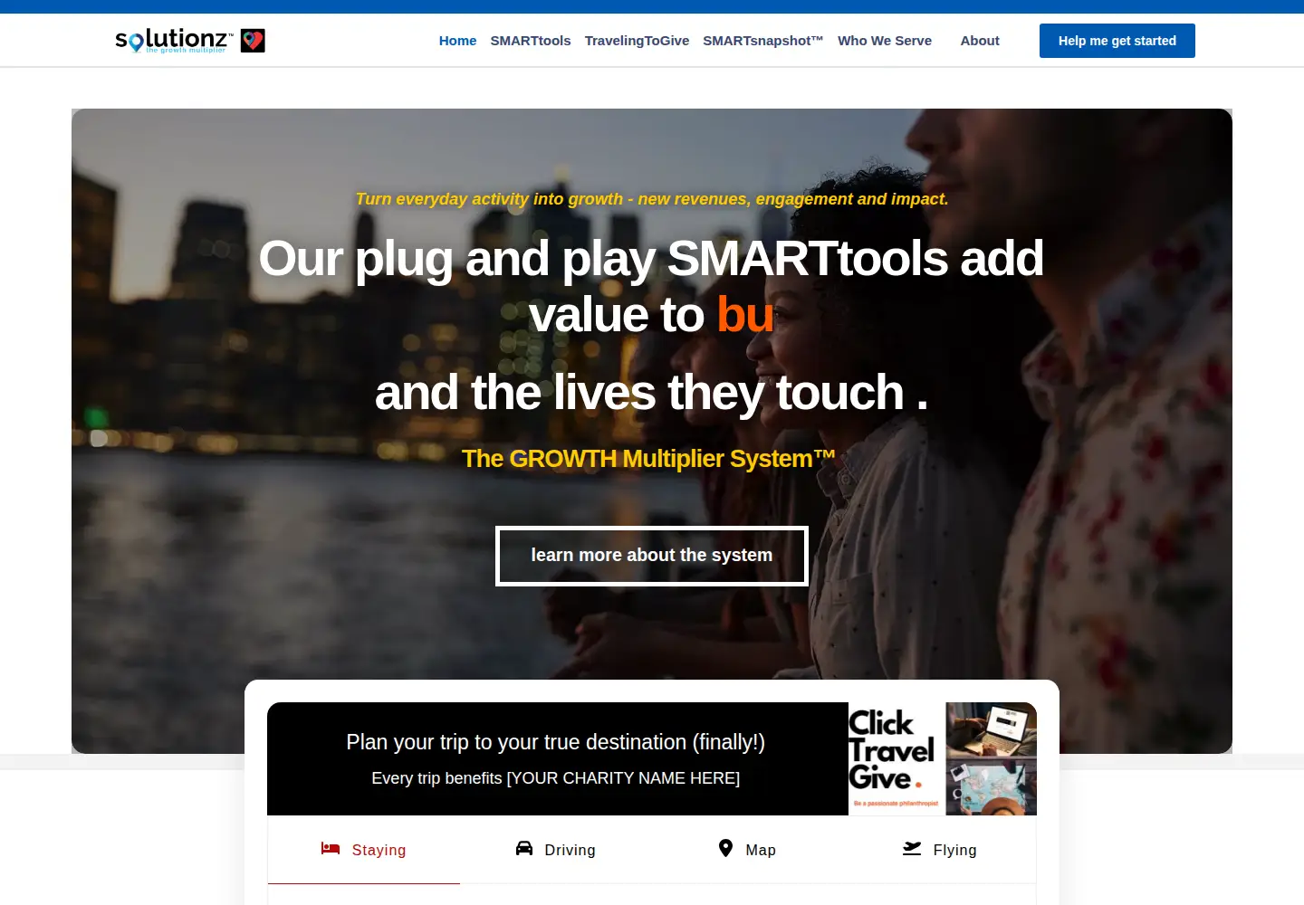 Screenshot of solutionz.com