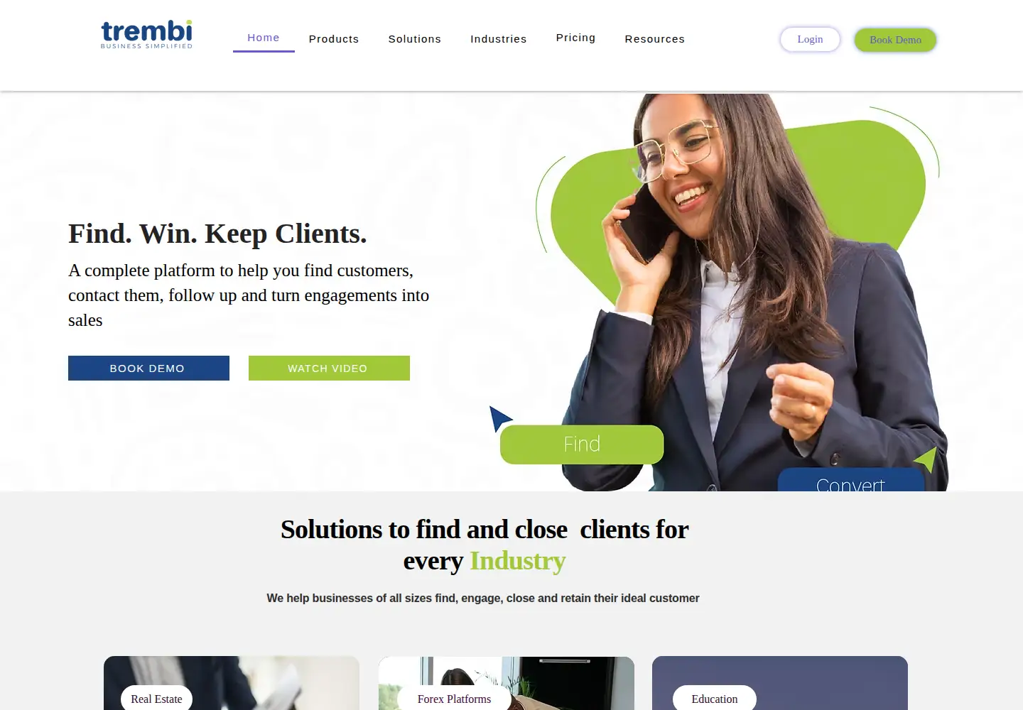 Screenshot of trembi.com