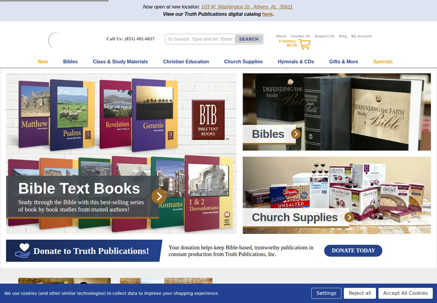 Screenshot of truthbooks.com