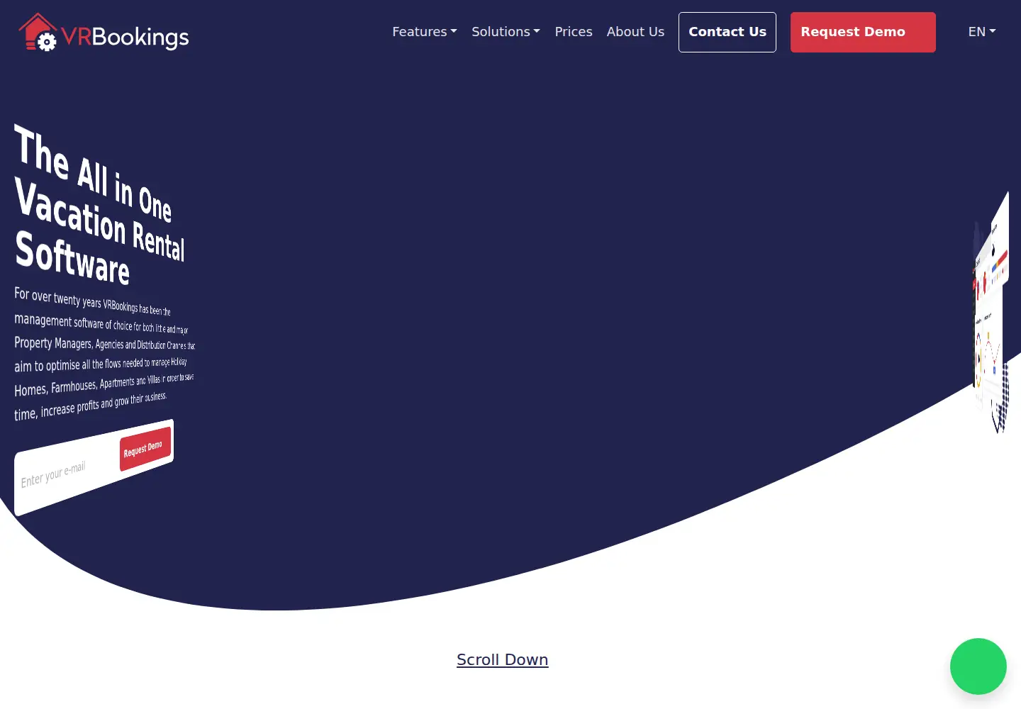 Screenshot of vrbookings.com