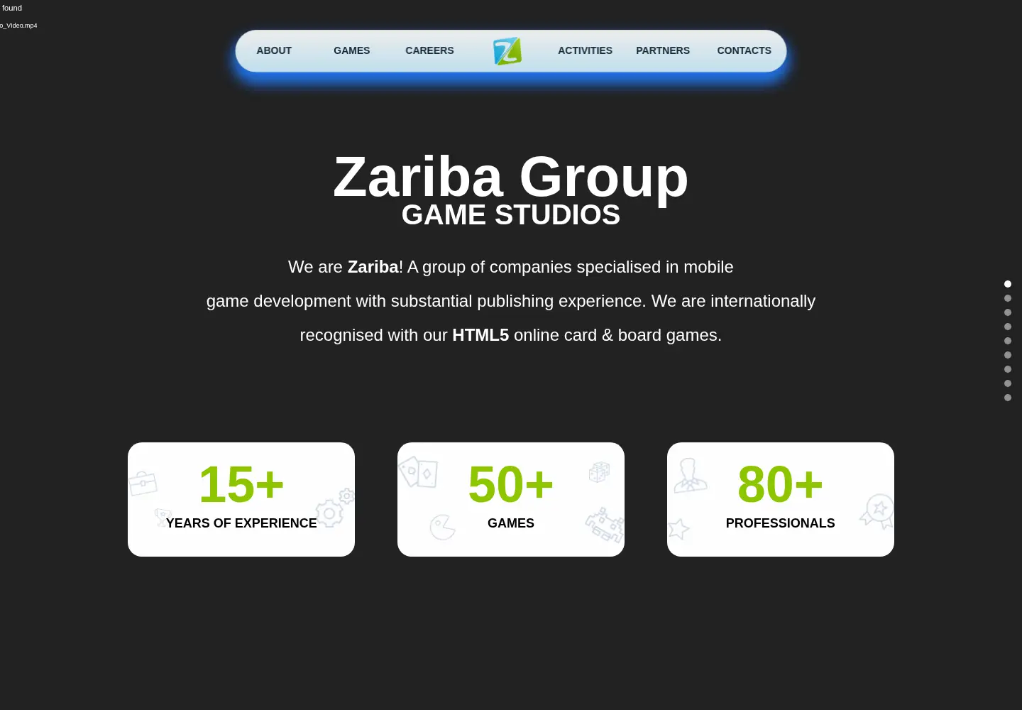 Screenshot of zariba.com