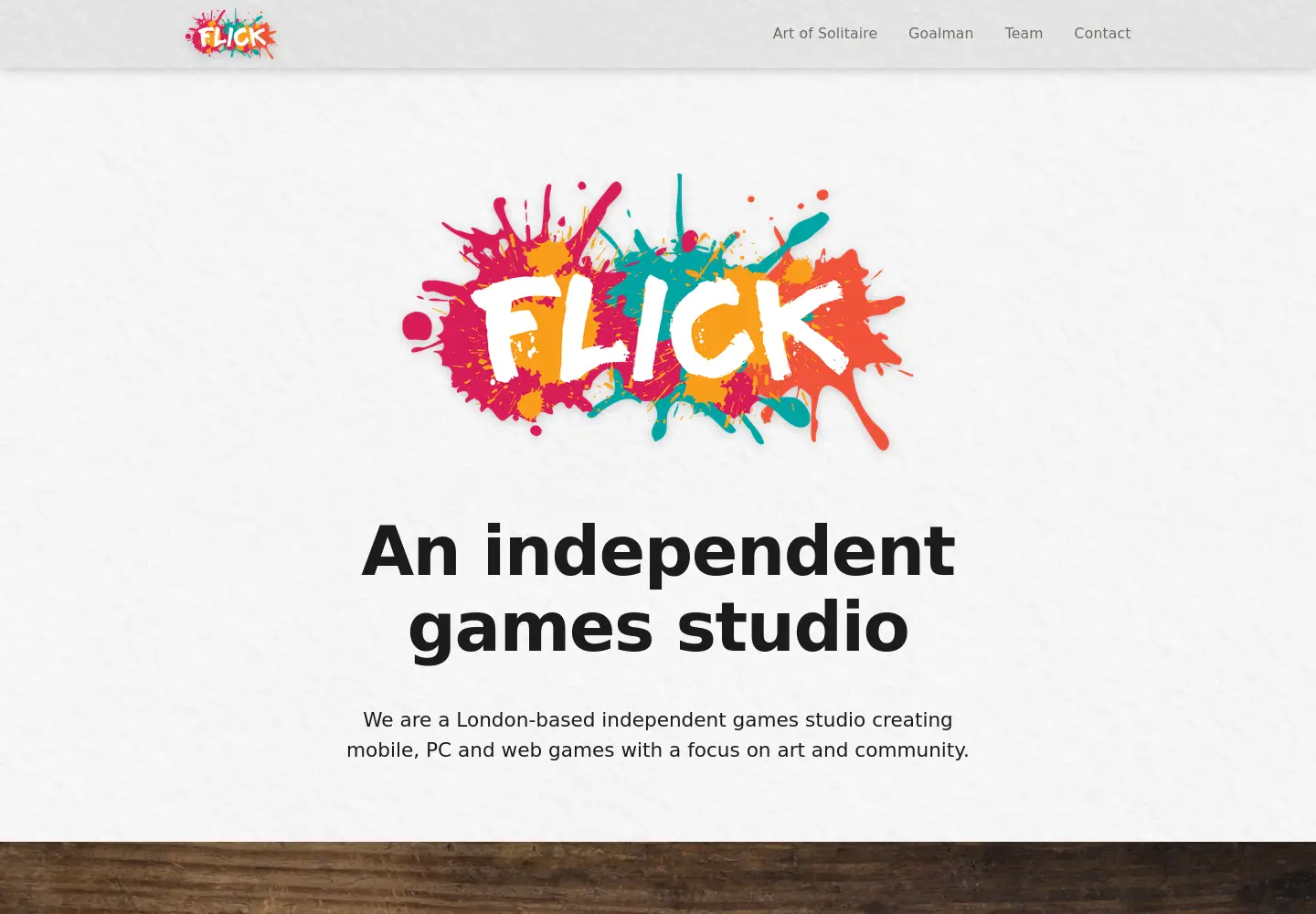 Screenshot of flick.games