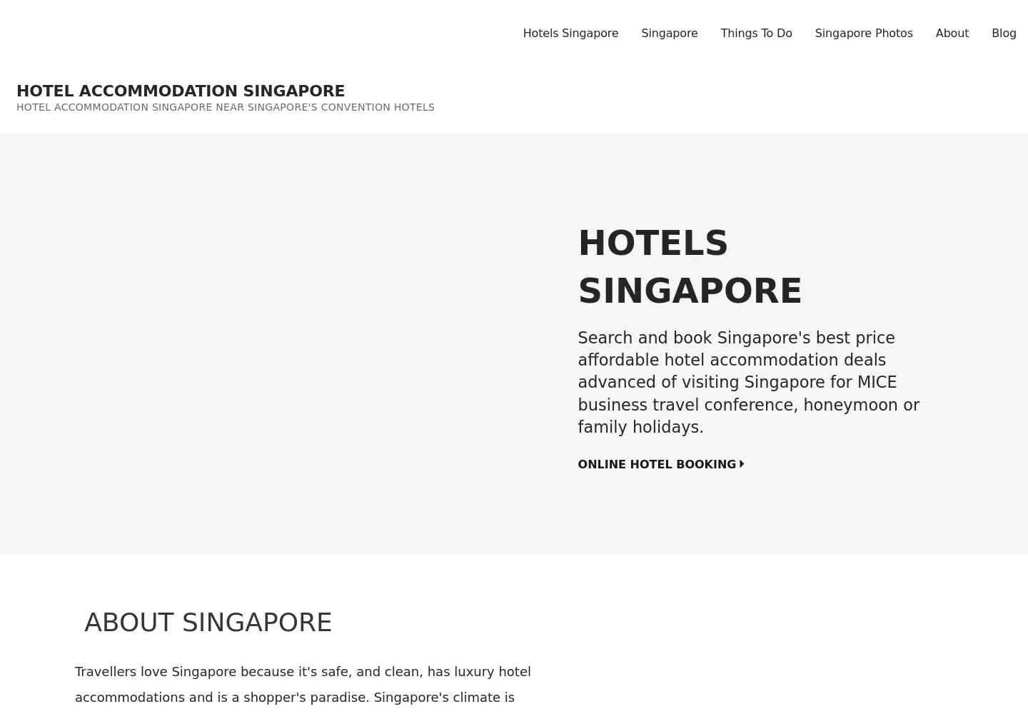 Screenshot of accommodationsingapore.info