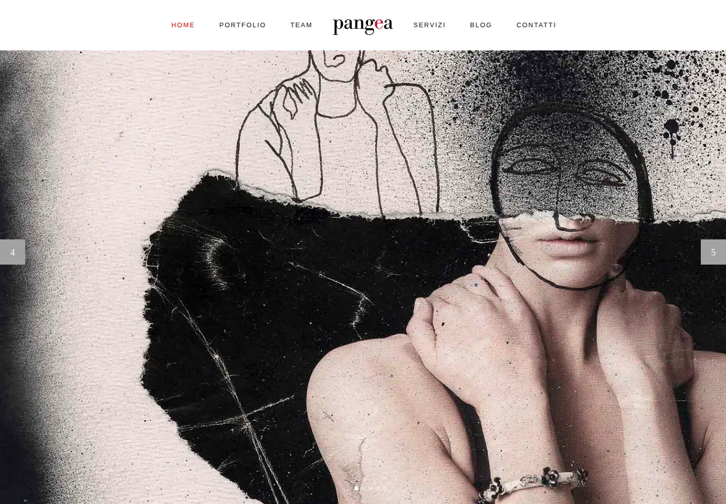 Screenshot of pangea-ad.it