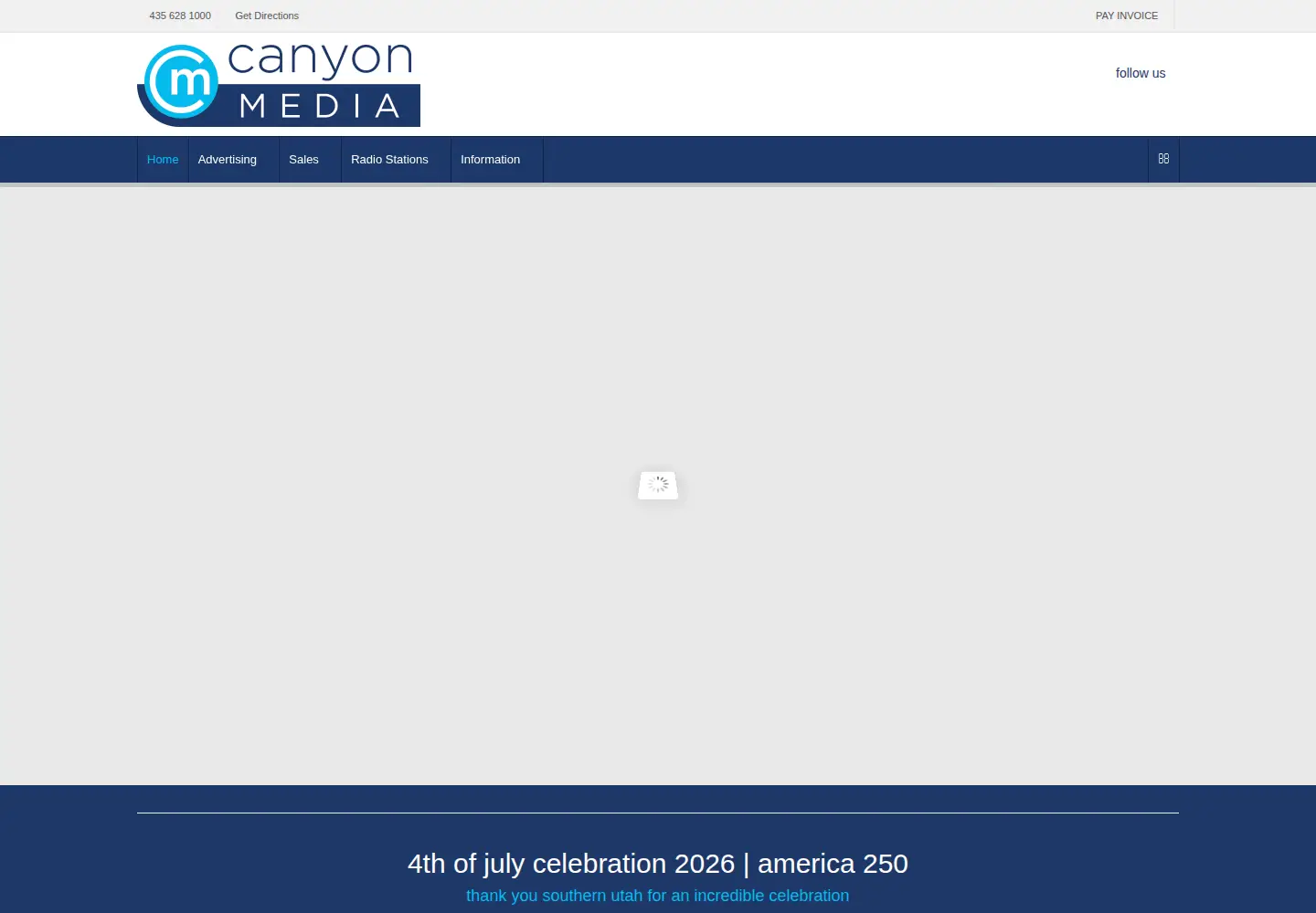 Screenshot of canyonmedia.net