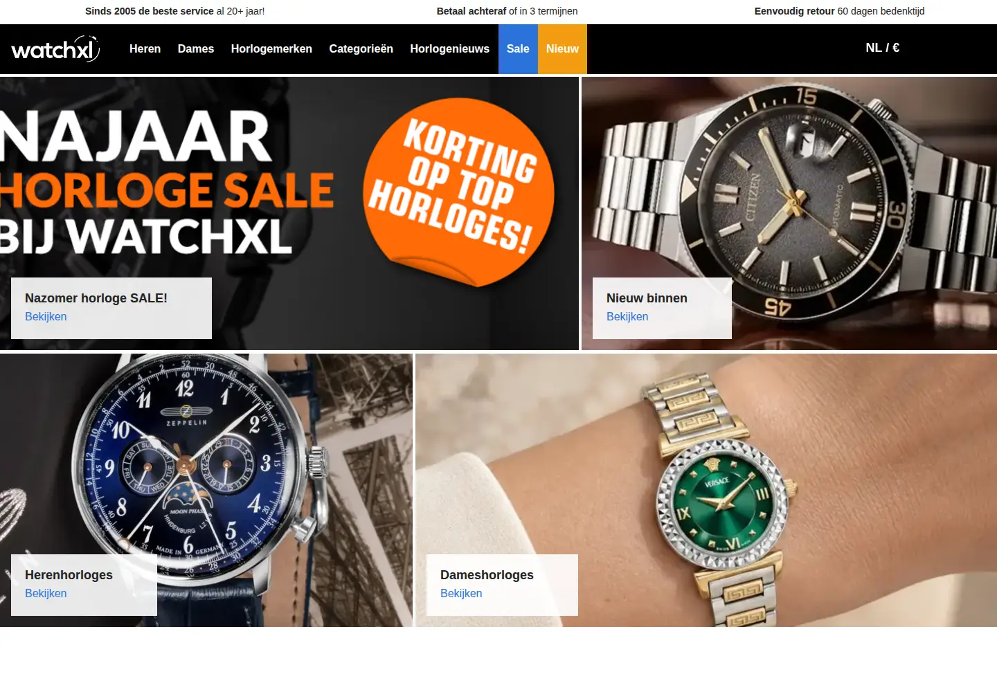Screenshot of watchxl.nl