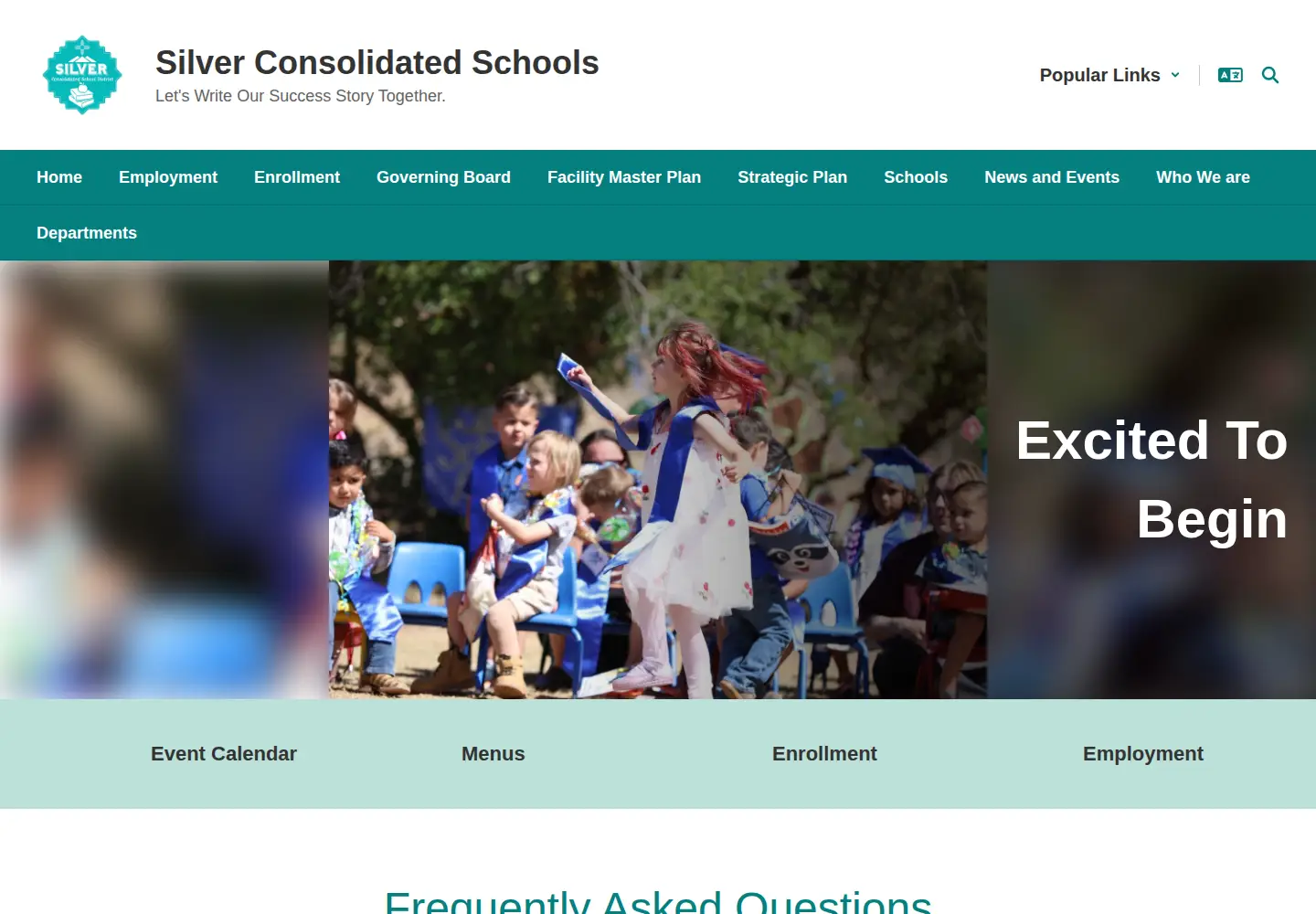 Screenshot of silverschools.org