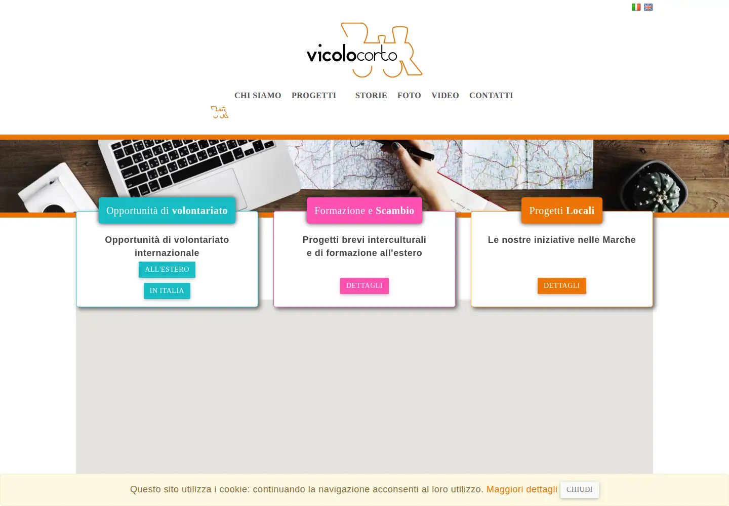 Screenshot of vicolocorto.org