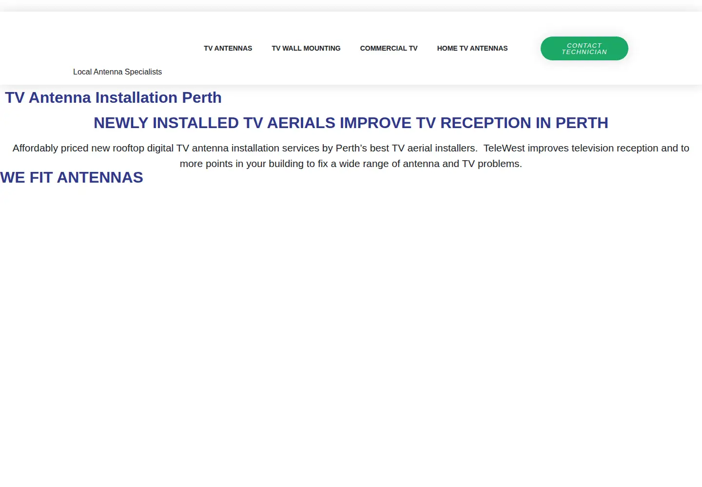 Screenshot of telewest.com.au