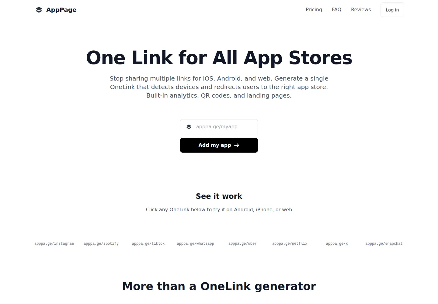 Screenshot of apppage.co