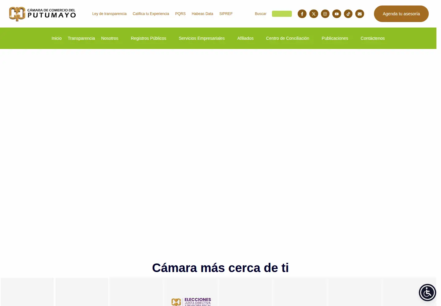 Screenshot of ccputumayo.org.co