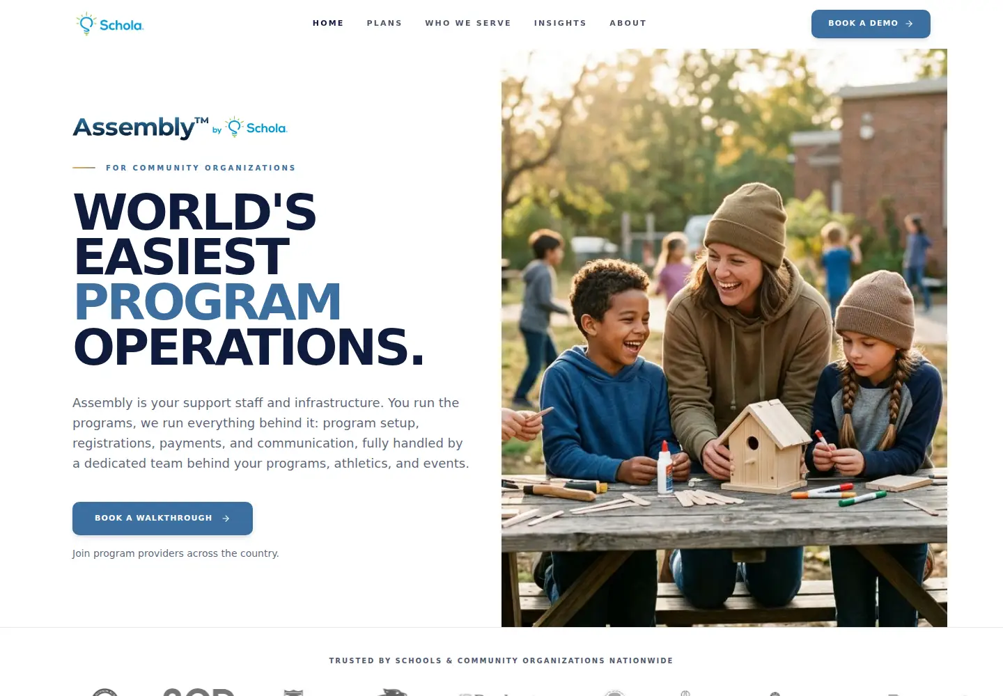 Captured homepage of assemblyk12.com in the current scan