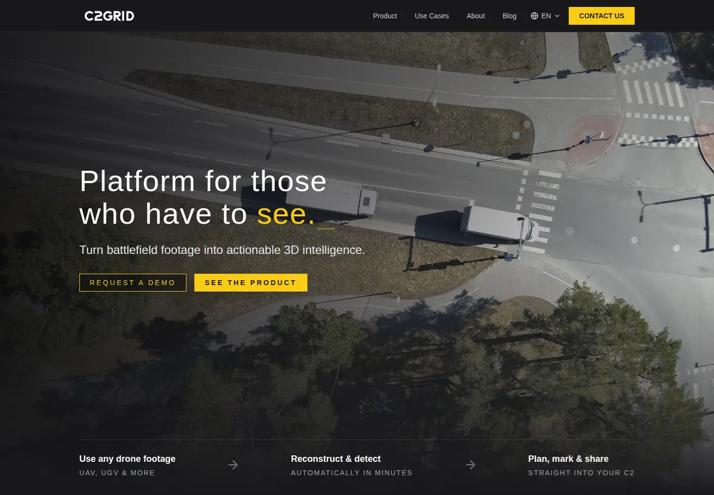 Screenshot of c2grid.com