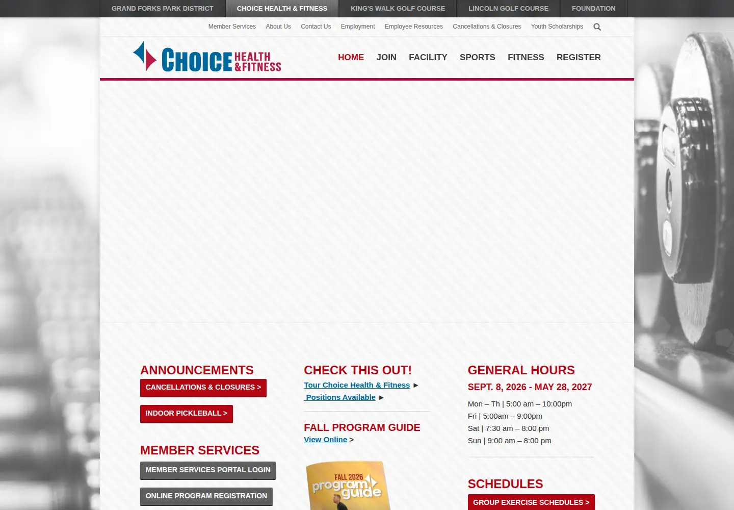 Screenshot of choicehf.com