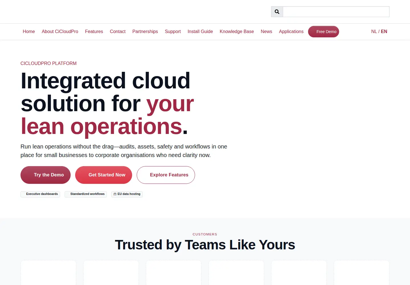 Screenshot of cicloudpro.com