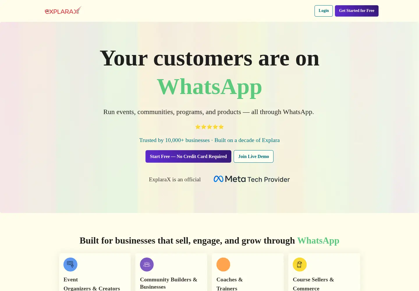 Screenshot of explarax.com