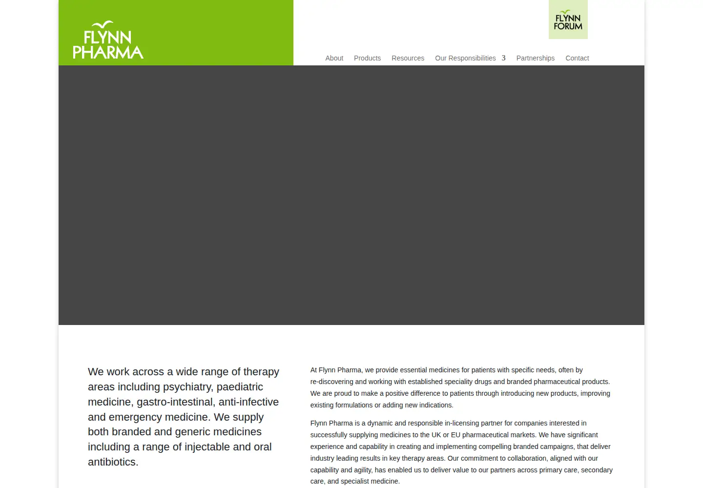 Screenshot of flynnpharma.com