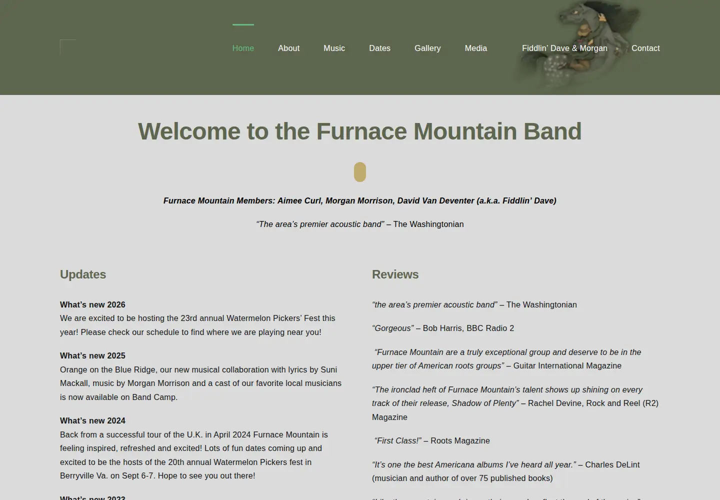 Screenshot of furnacemountain.com