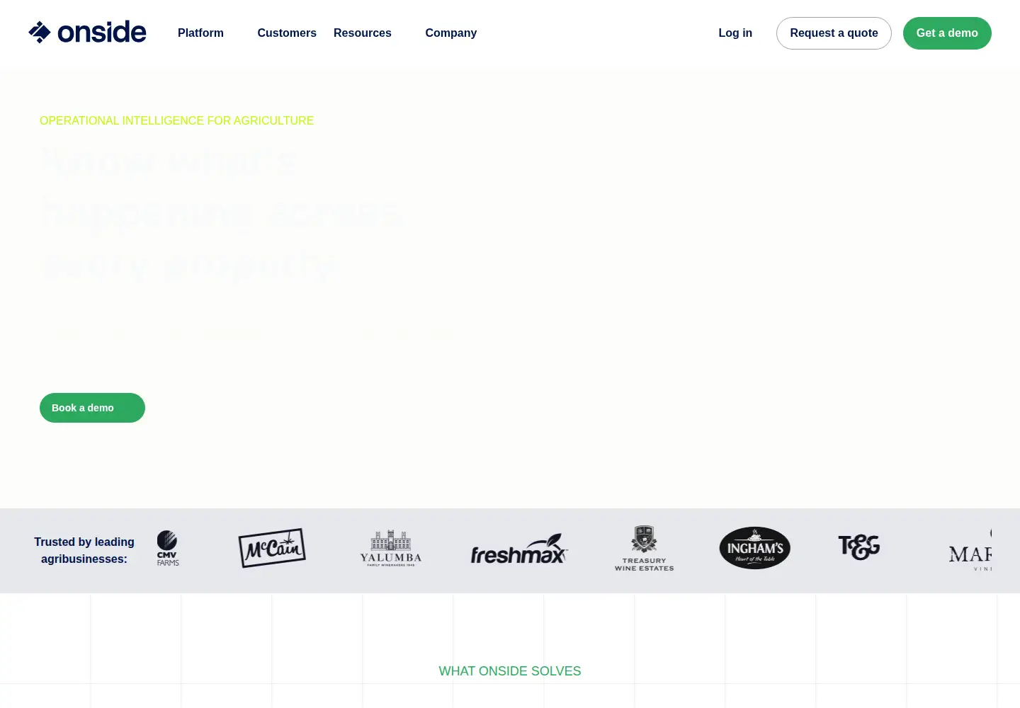Screenshot of getonside.com