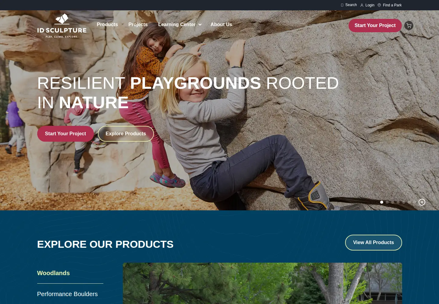 Screenshot of idsculpture.com