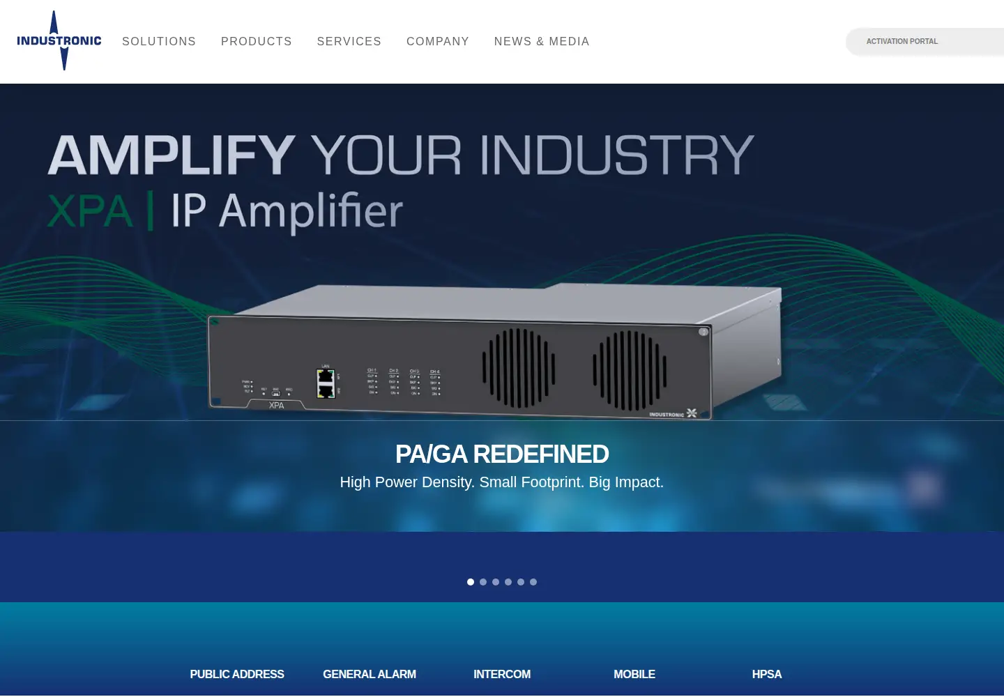 Screenshot of industronic.com