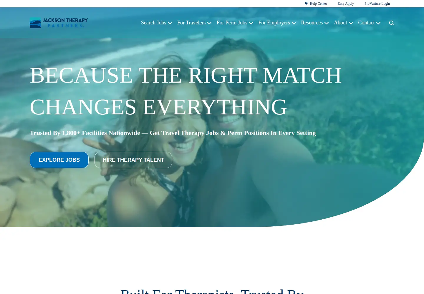 Screenshot of jacksontherapy.com