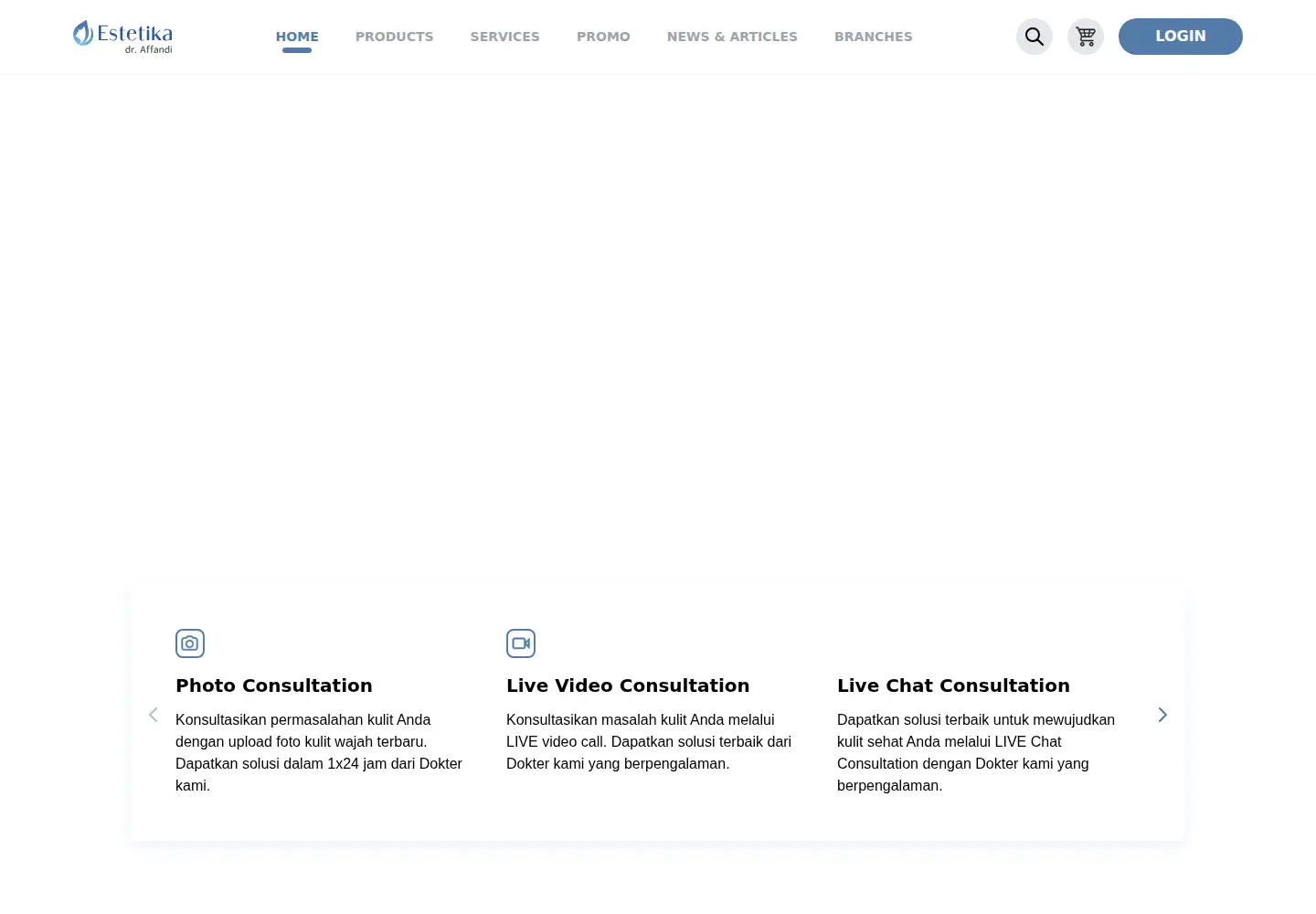 Screenshot of klinikestetika.com