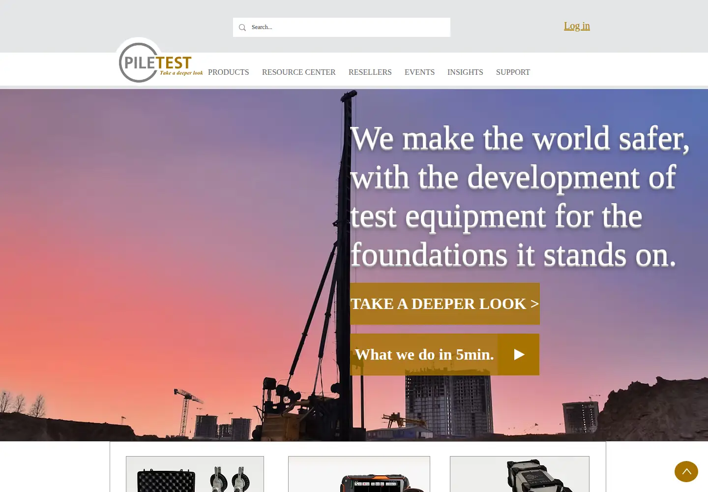 Screenshot of piletest.com