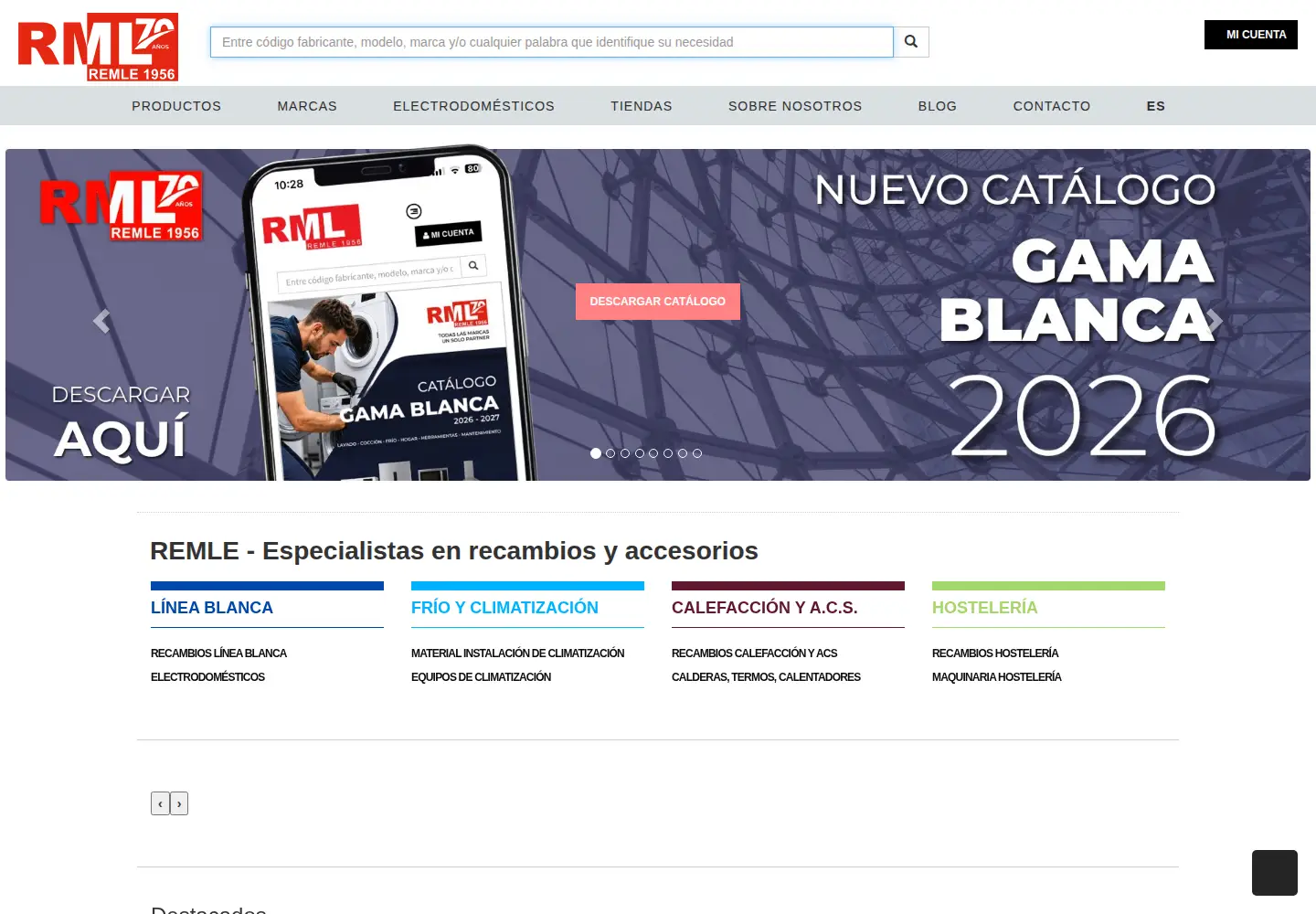 Screenshot of remle.com