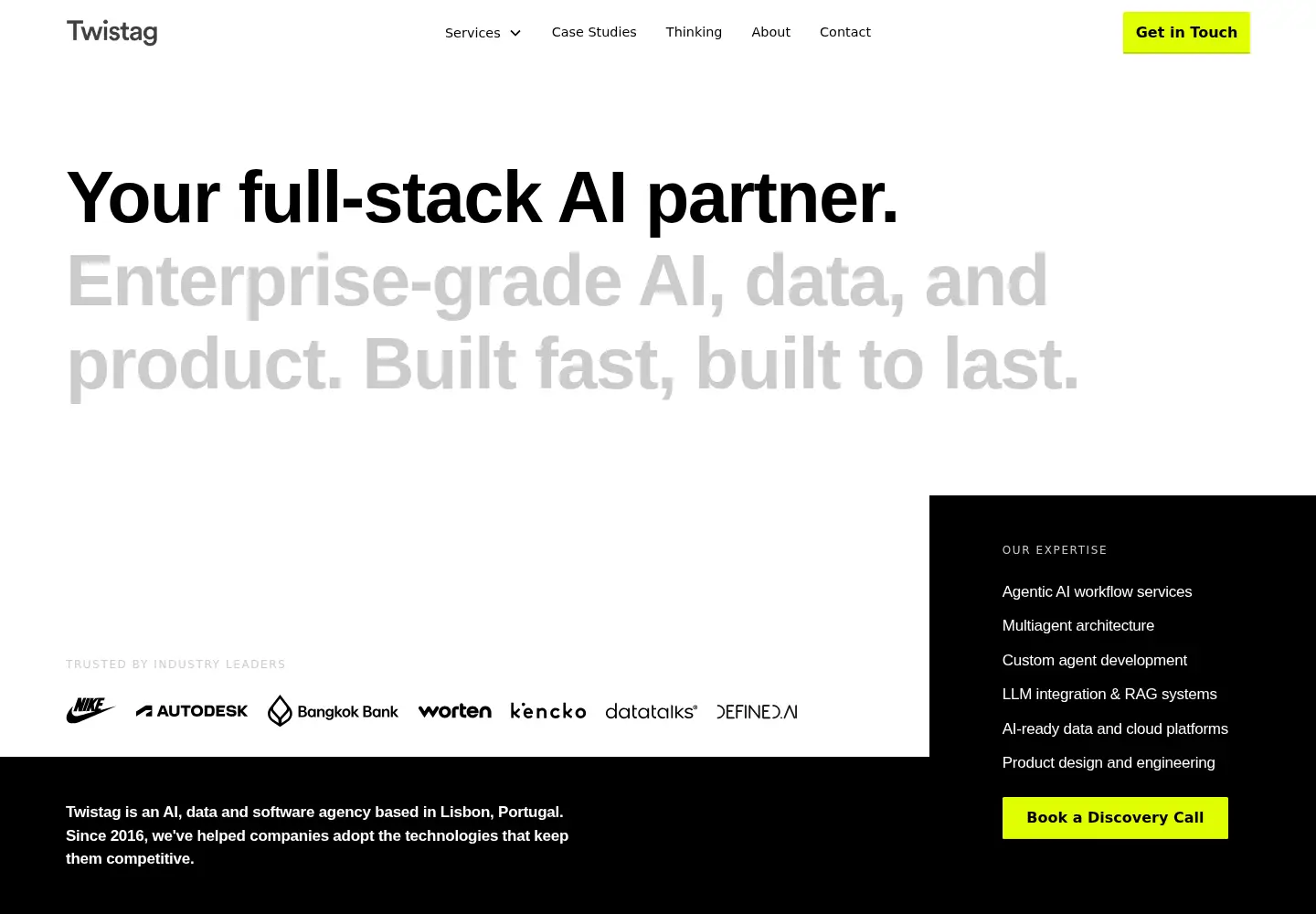 Screenshot of twistag.com