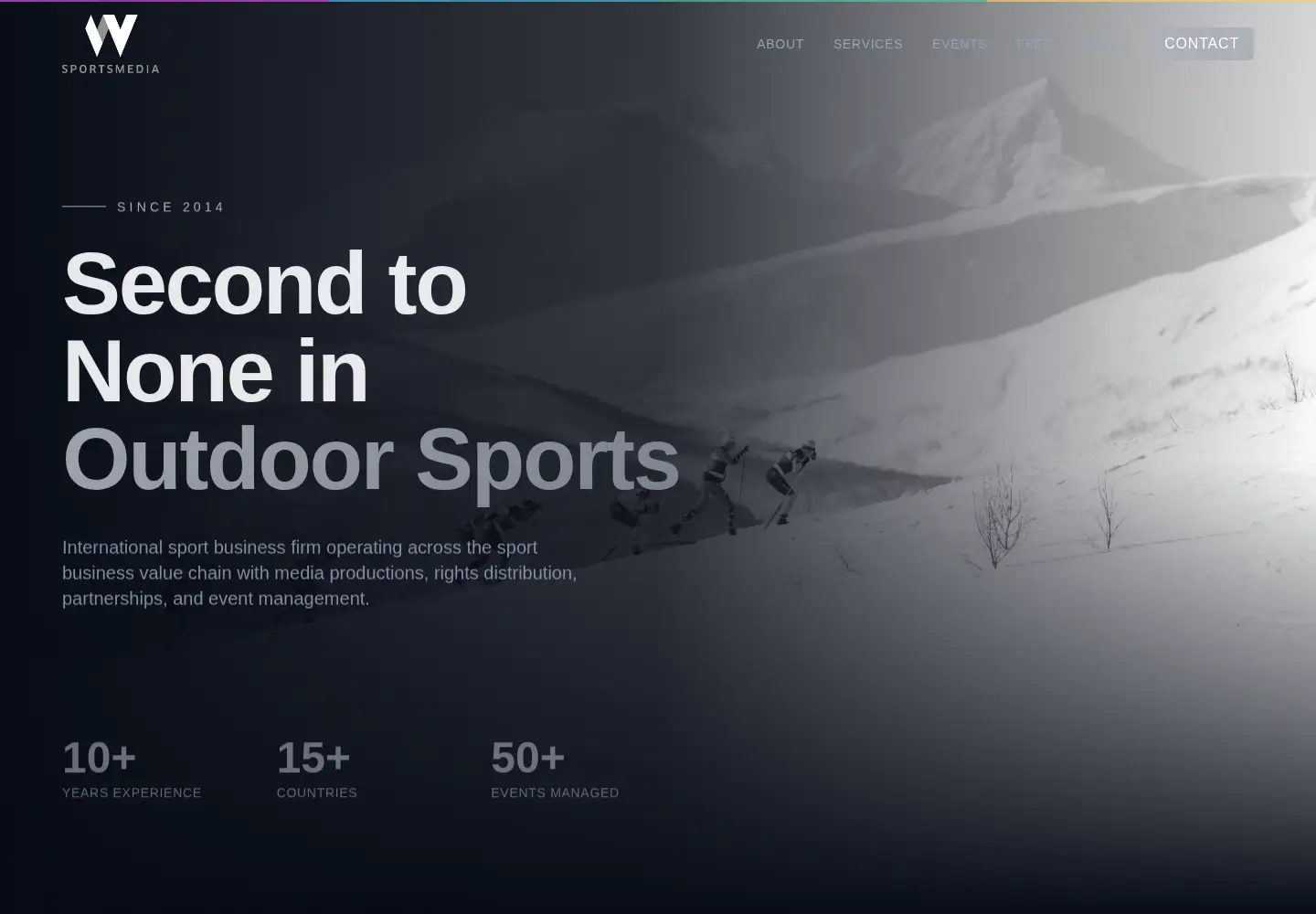 Captured homepage of wsportsmedia.com in the current scan