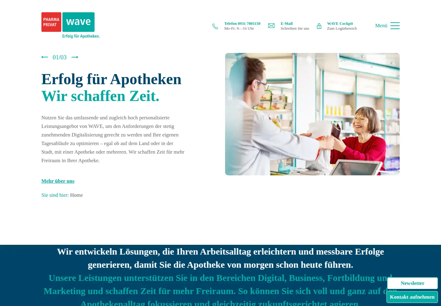 Screenshot of erfolg-fuer-apotheken.de