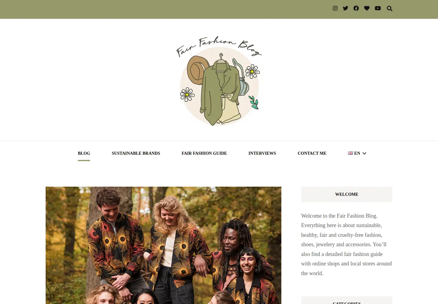 Screenshot of fairfashionblog.de
