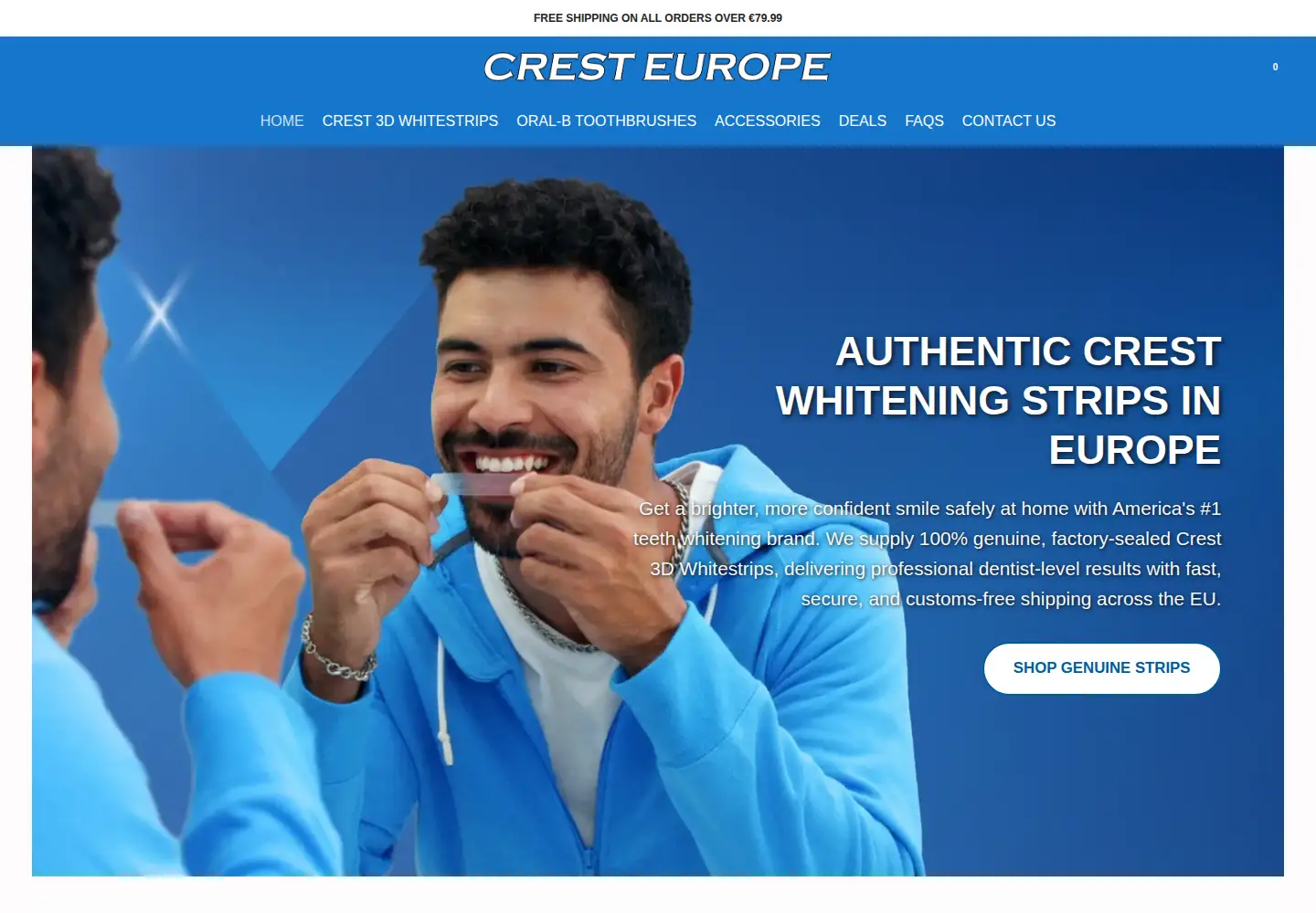 Screenshot of cresteurope.eu