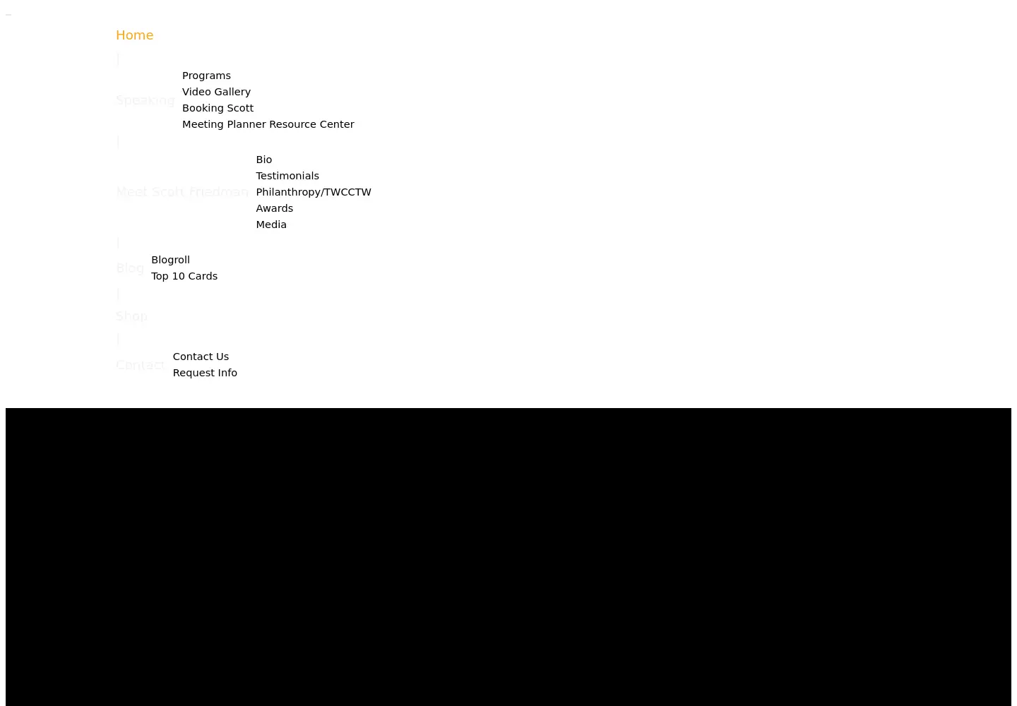 Screenshot of scottfriedman.net