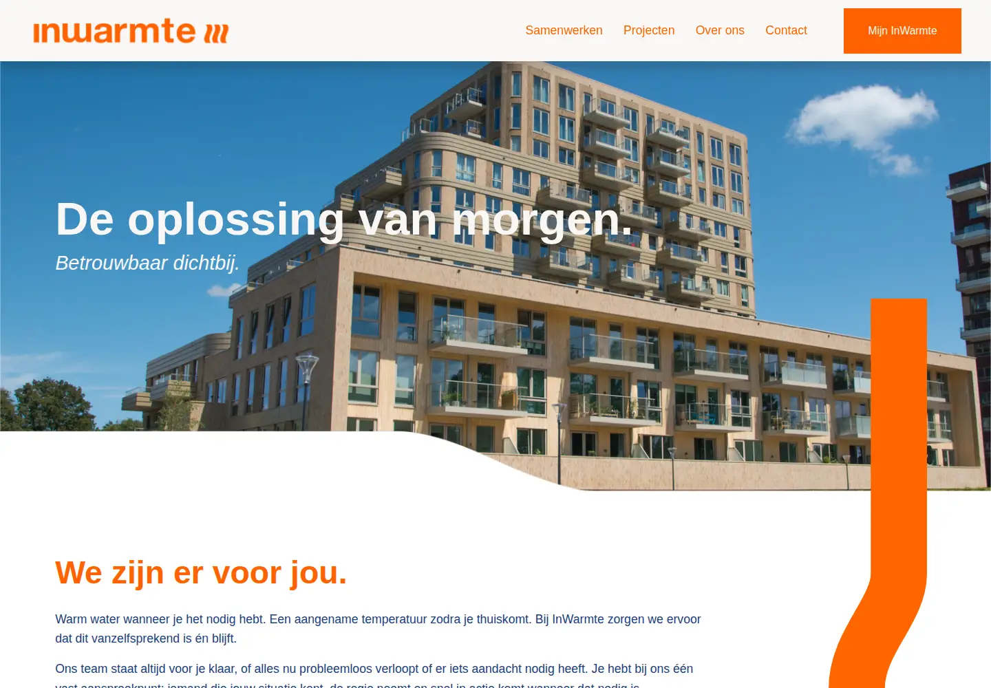 Screenshot of inwarmte.nl