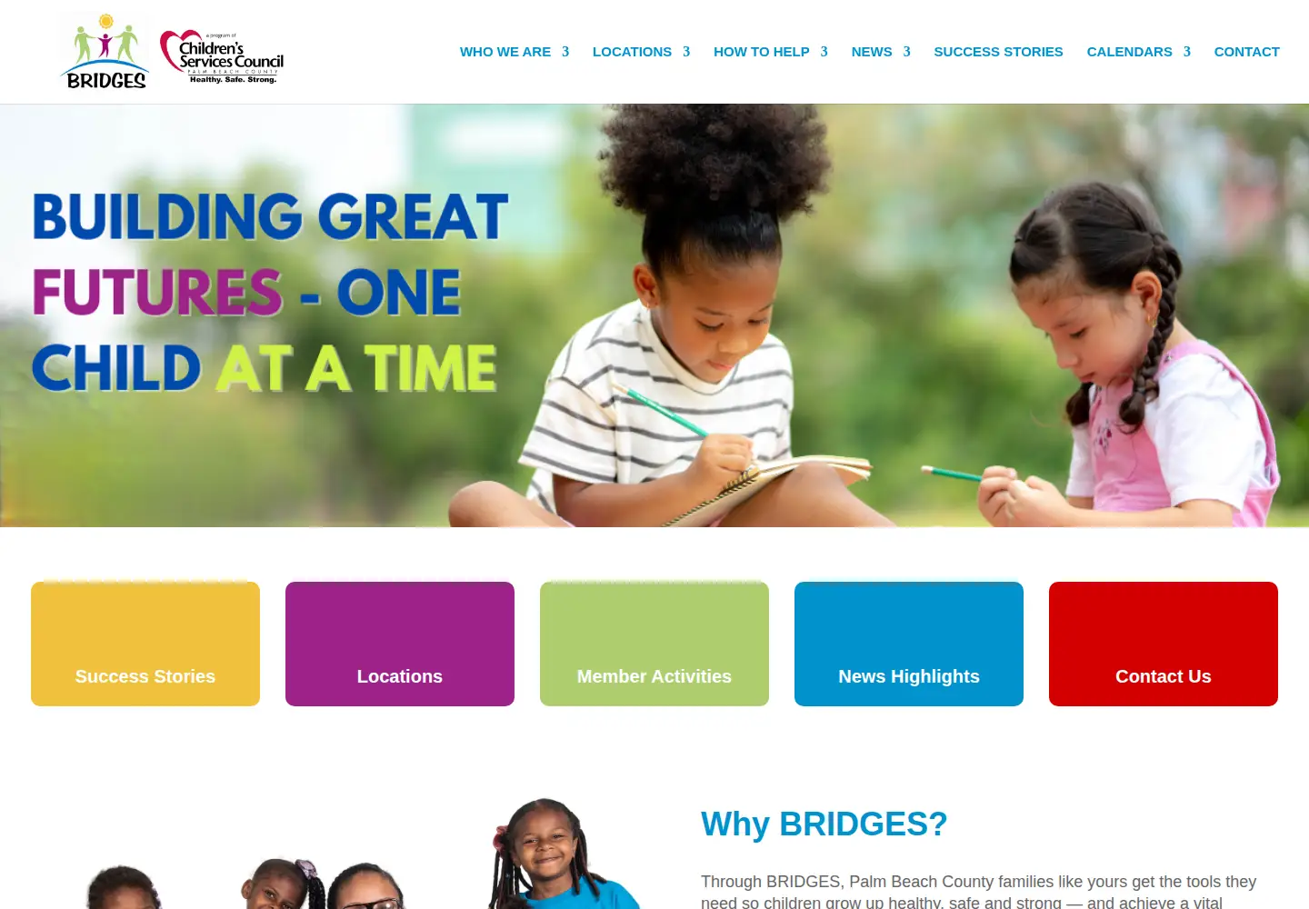 Screenshot of bridgesofpbc.org