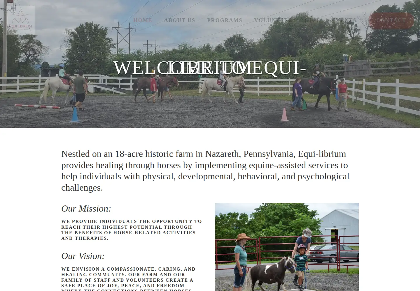 Screenshot of equi-librium.org