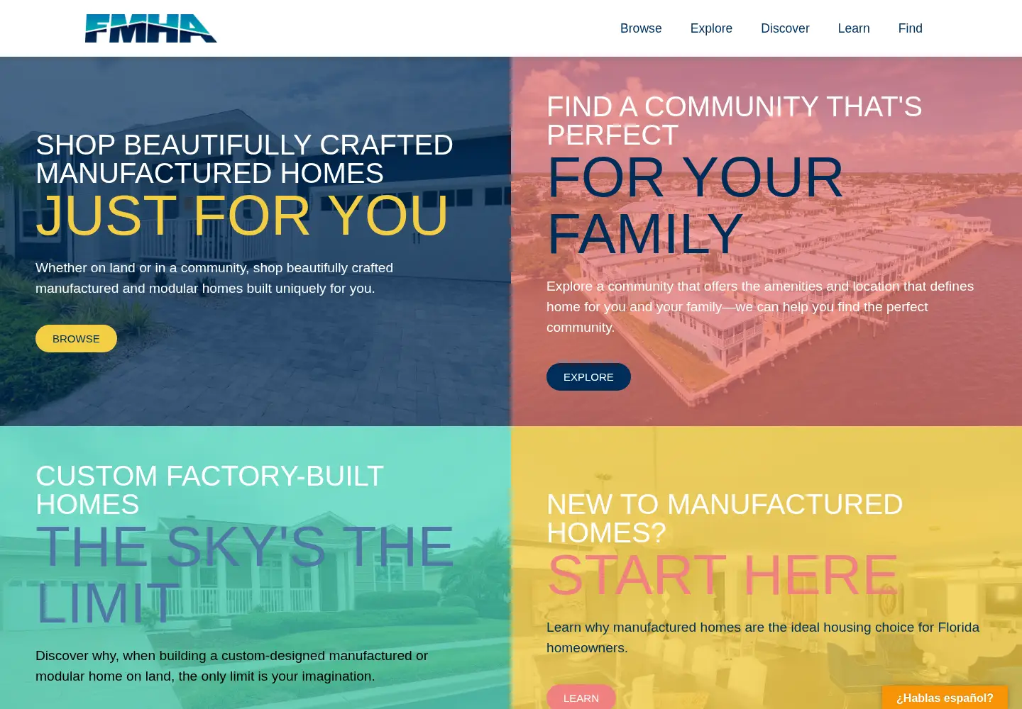 Screenshot of fmha.org