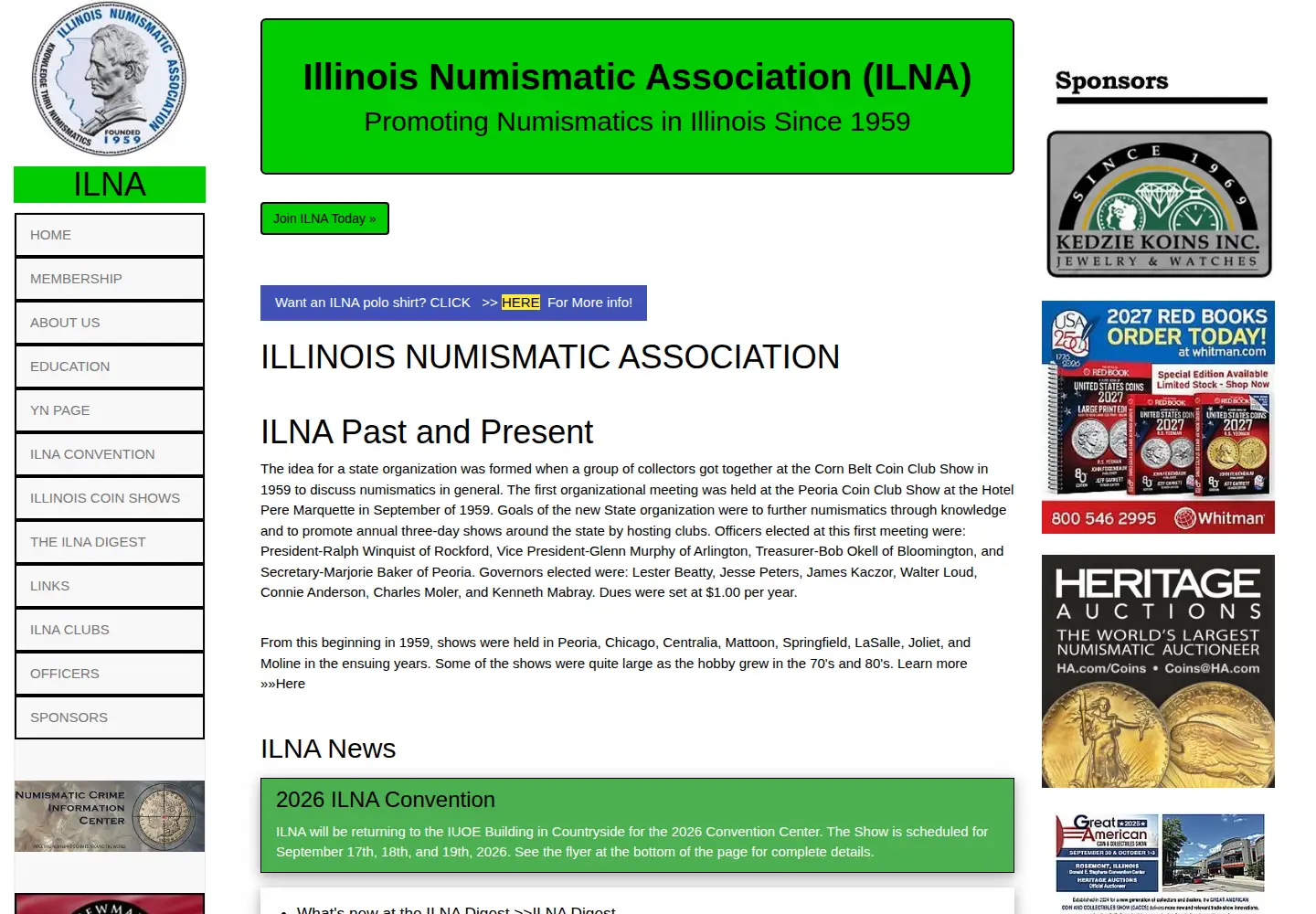 Screenshot of ilnaclub.org