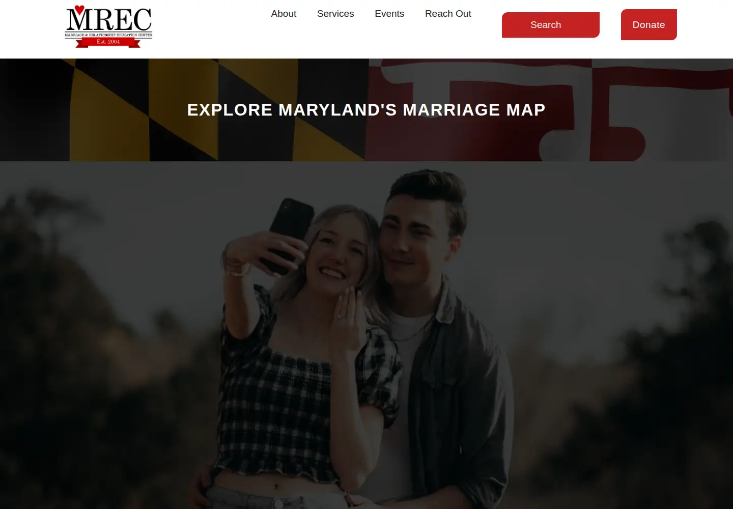 Screenshot of mrecenter.org