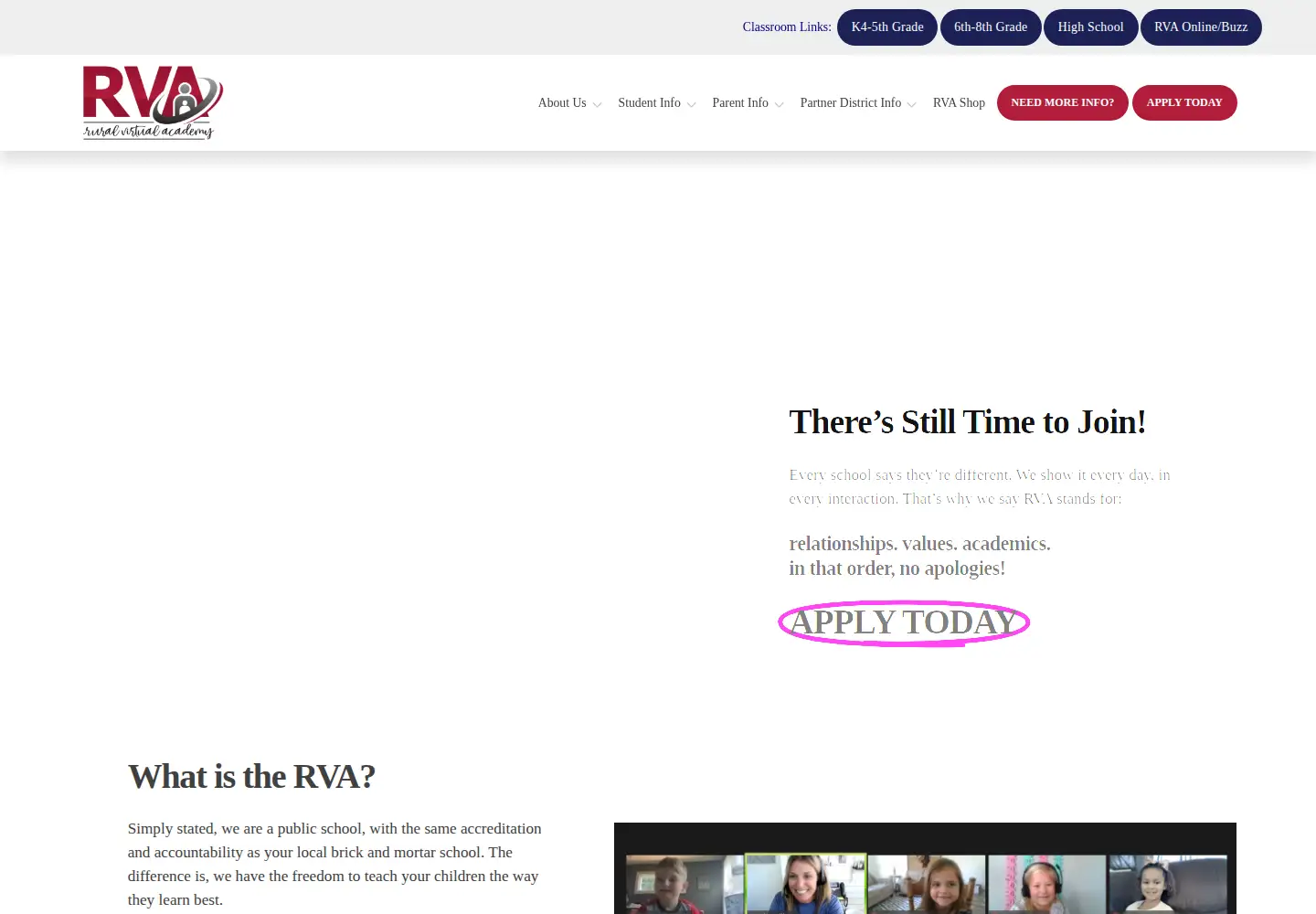 Screenshot of ruralvirtual.org
