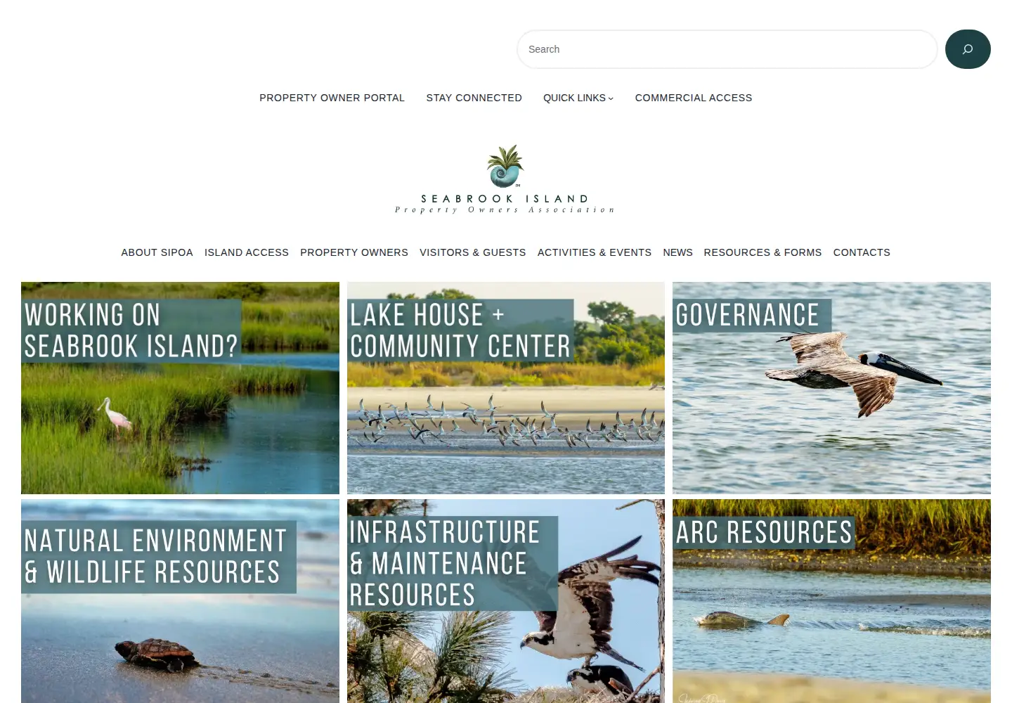 Captured homepage of sipoa.org in the current scan