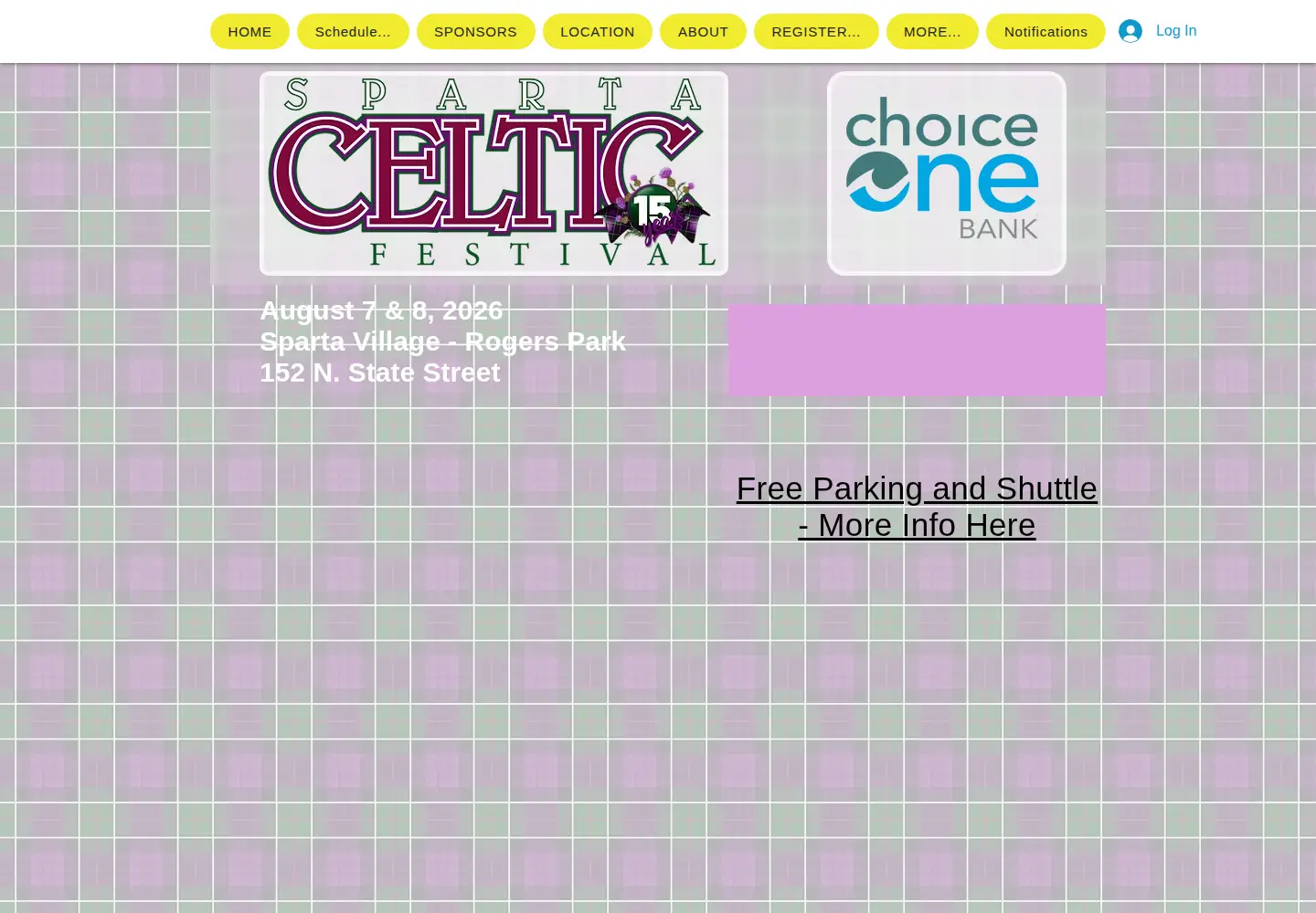 Screenshot of spartacelticfest.org